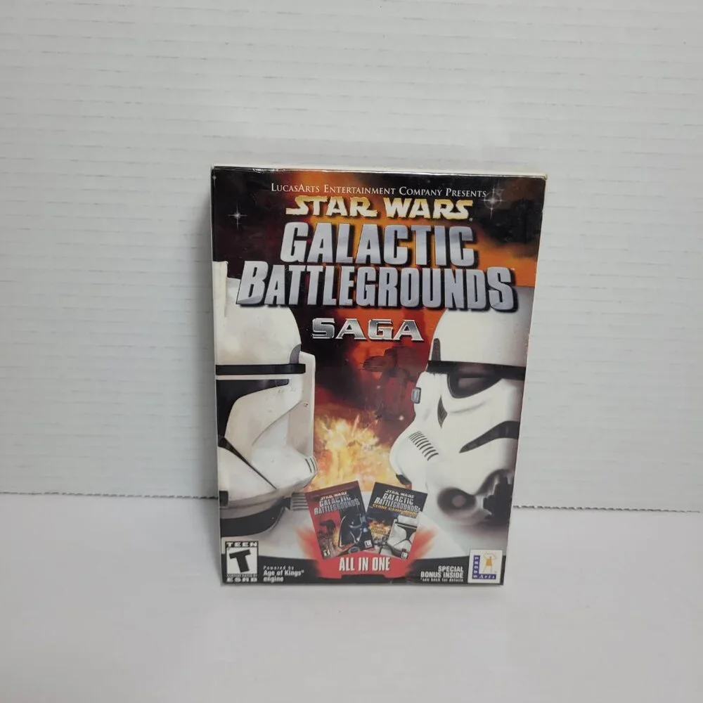 Star Wars Galactic Battlegrounds Saga (PC) New Sealed